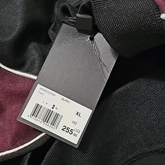 The Kooples Colorblock Zipped Sweatshirt Track Jacket Baseball Collar Silk Trim - Picture 10 of 11